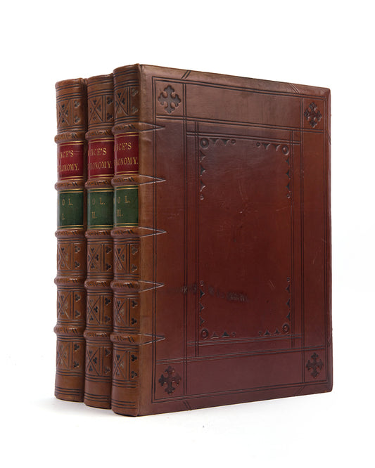 Second edition of the Reverend Samuel Vince's three-volume work A Complete System of Astronomy, published in 1823 and attractively bound.