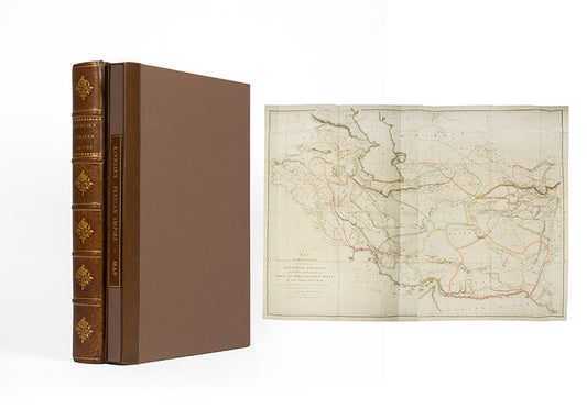 First edition of A Geographical Memoir of the Persian Empire by John Kinneir with the rare seperately issued map, discussing Persia, Caucasus, Pakistan, and the Gulf.