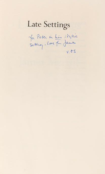 Late Settings: Poems.