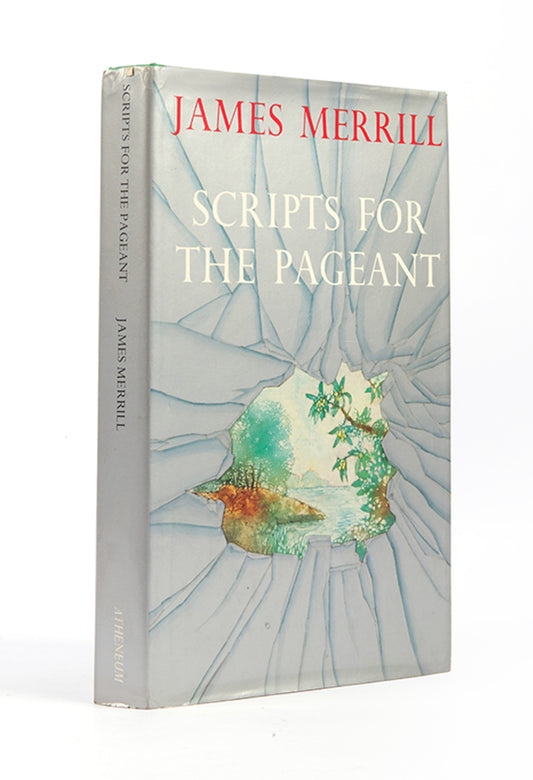 Very good copy of Scripts for the Pageant, by James Merrill, First edition, first printing, inscribed by author to his lover Peter Gillis