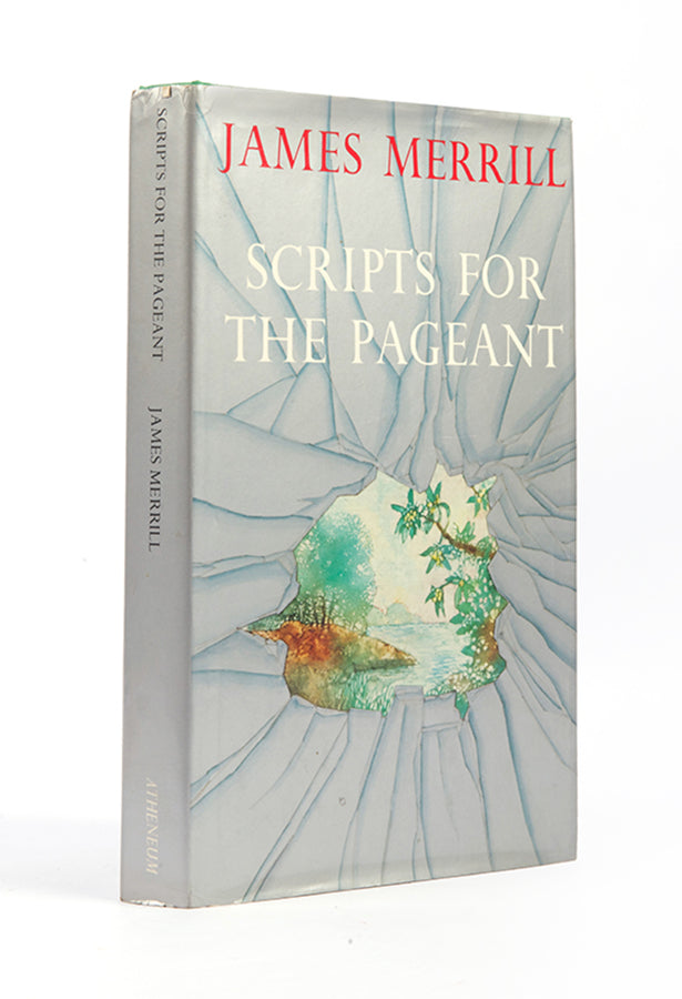 Very good copy of Scripts for the Pageant, by James Merrill, First edition, first printing, inscribed by author to his lover Peter Gillis