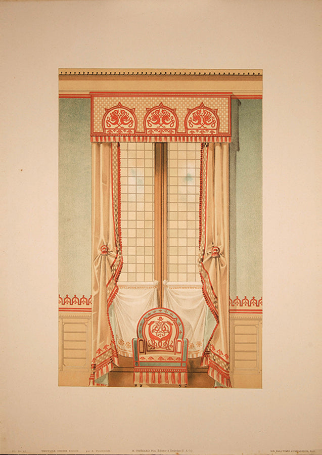 Russian style drapes with matching interior. Pl.no.20.
