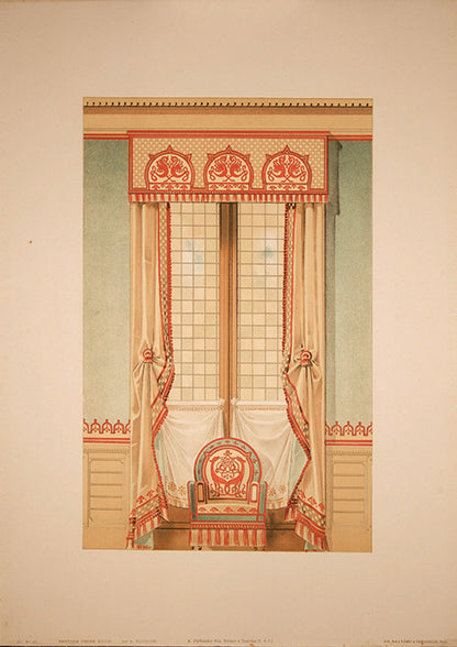 Russian style drapes with matching interior. Pl.no.20.