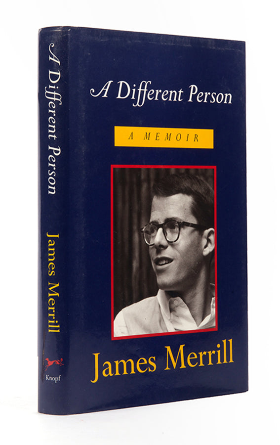 A fine copy of A different person, a memoir, first edition, first printing inscribed by the author to his lover Peter Gillis, with unclipped dust jacket