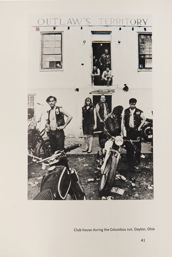 Danny Lyon's The Bikeriders is a seminal work of American photography. It is the first series in which he immersed himself fully and subjectively into the lives of his subjects in a manner akin to the documentary style of 1960s-era New Journalism by writers such as Joan Didion, Hunter S. Thompson, and Tom Wolfe. 