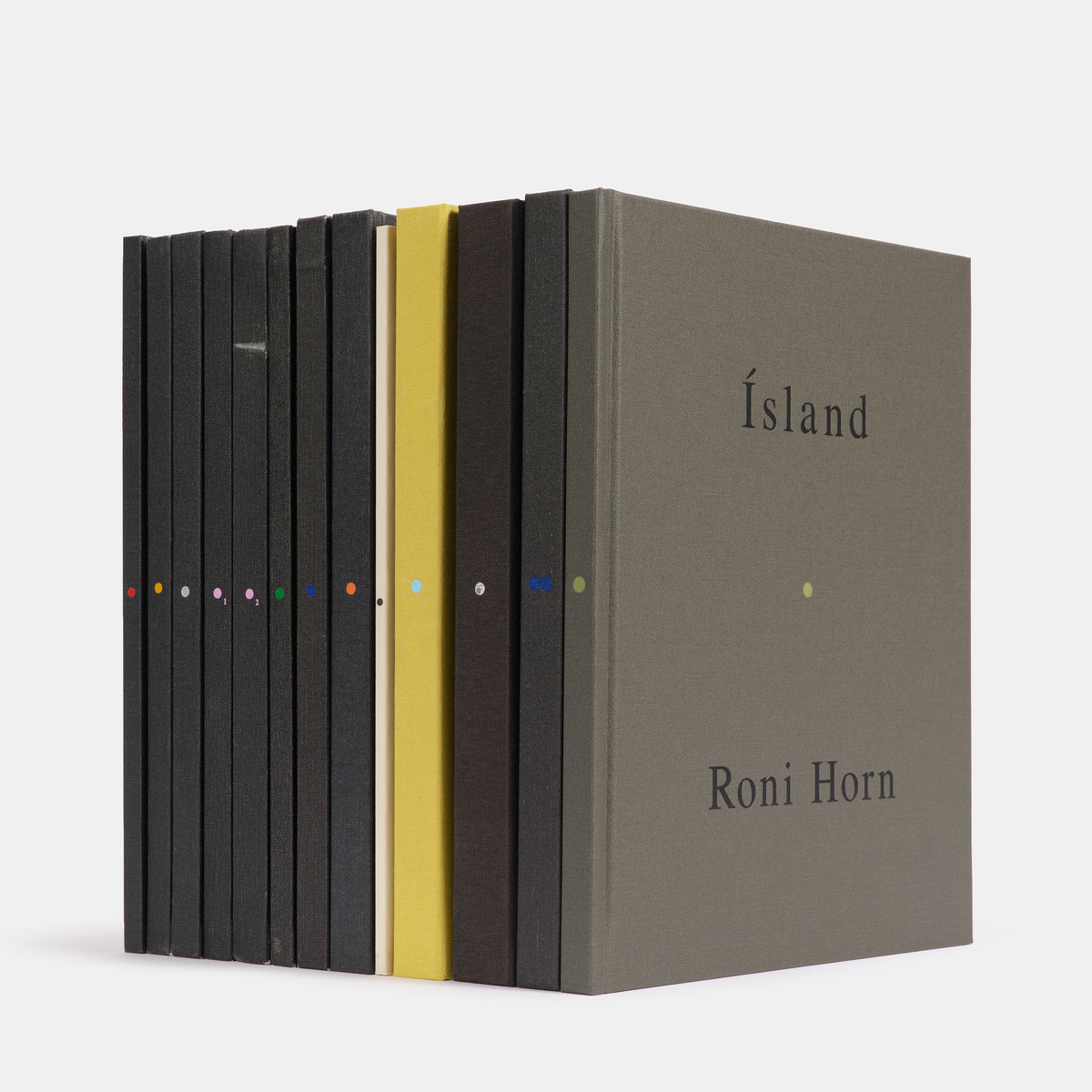 A complete signed set of Roni Horn's epic and ambitious, ongoing encyclopedic series To Place.