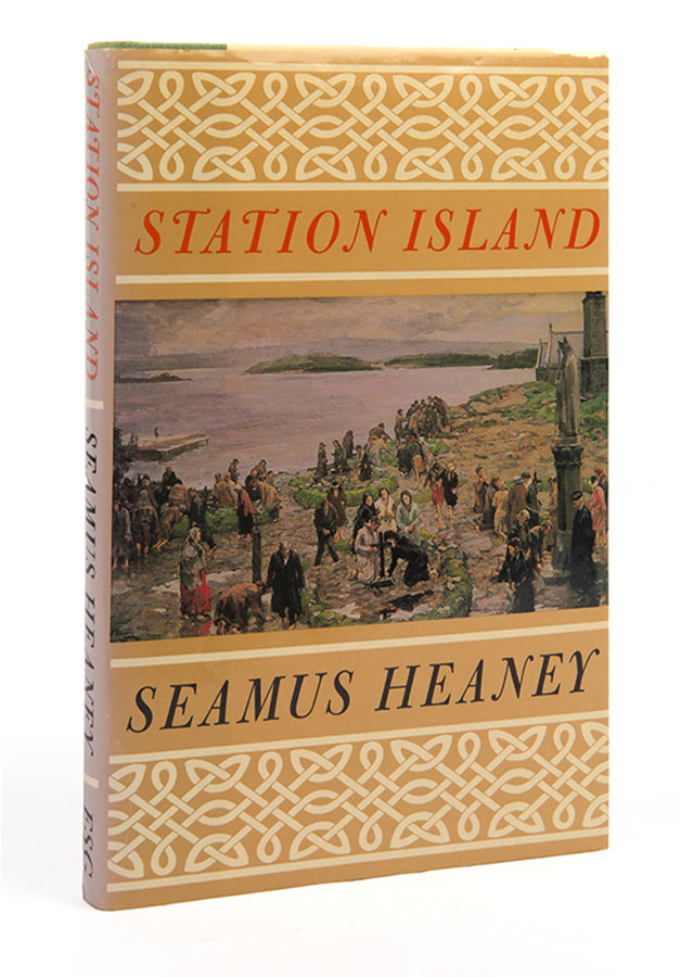 The first US edition of Seamus Heaney's Station Island, inscribed to literary critic David Lehman. 
