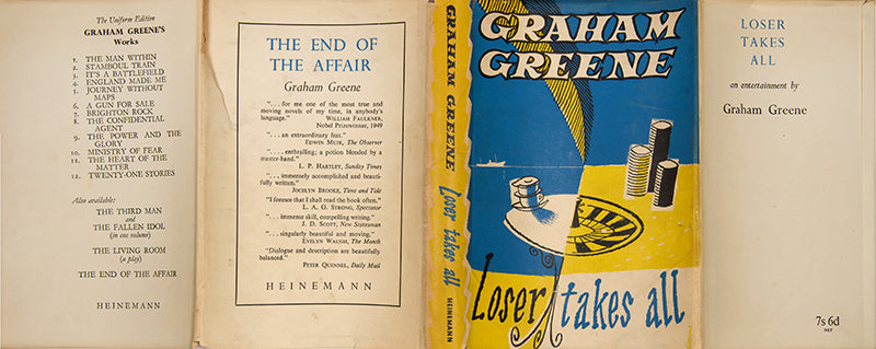 First edition of Loser Takes All by Graham Greene.