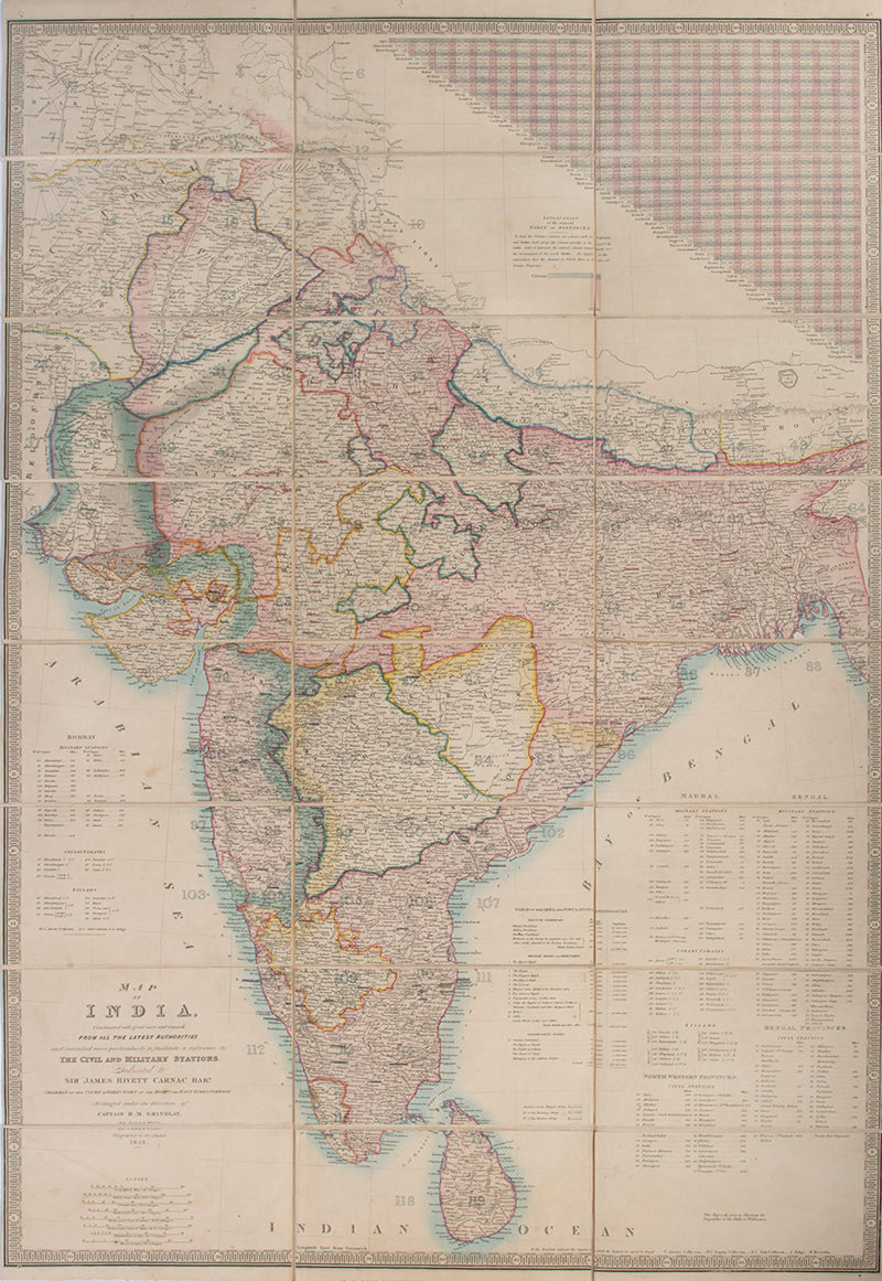 Wyld's Map of India