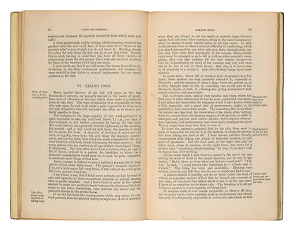 The first edition, second issue of Florence Nightingale's Notes on Nursing, published in the same year and from the same setting of type as the first issue.