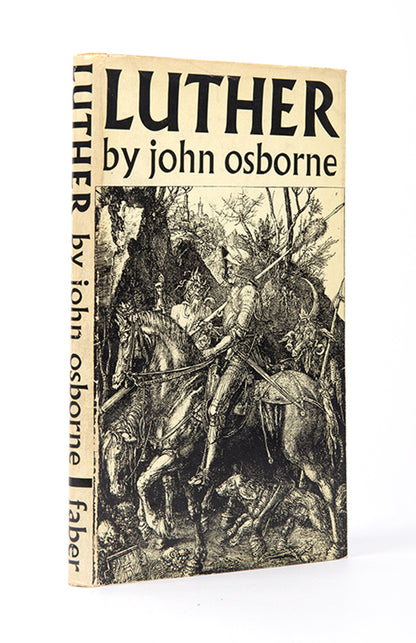 A first edition of John Osborne's Luther, signed by the author and Albert Finney, the first to play the titular role. Winner of the Tony Award for Best Play in 1964.