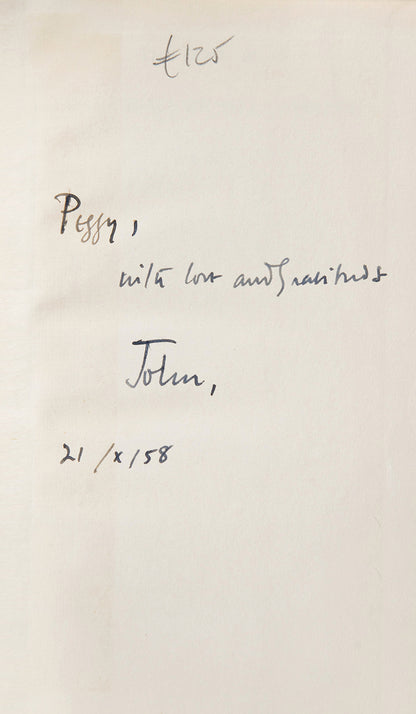 Four association copies, inscribed to John Mortimer's highly influential agent, Peggy Ramsay.