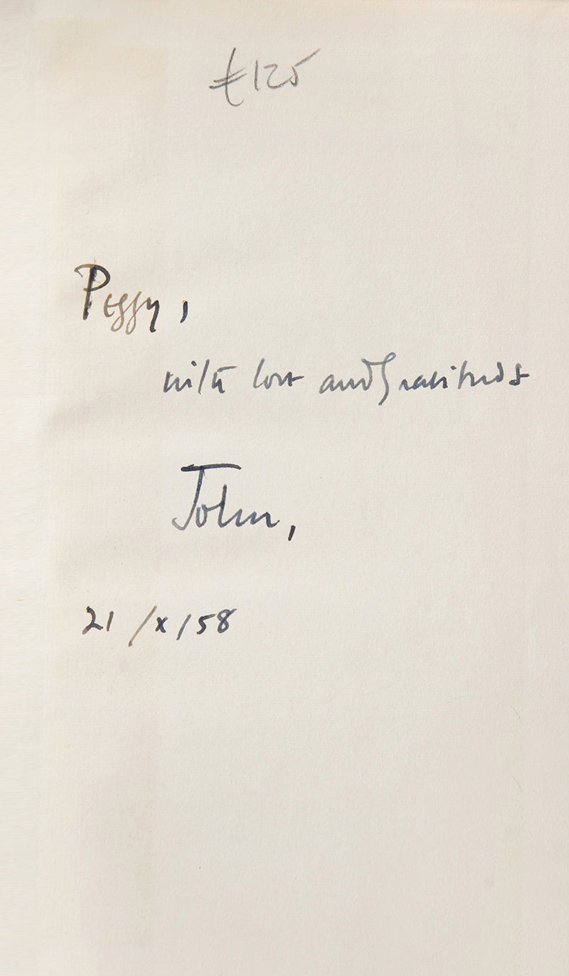 Four association copies, inscribed to John Mortimer's highly influential agent, Peggy Ramsay.