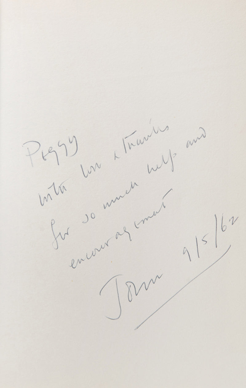 Four association copies, inscribed to John Mortimer's highly influential agent, Peggy Ramsay.
