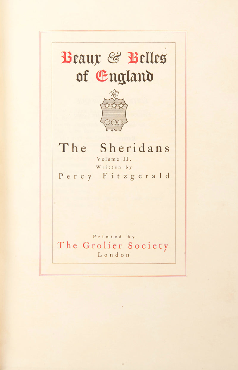 This 13 volume, limited edition,  biographical set is stunningly bound with enamel inlay, florid decoration and green silk endpapers, and gilt decoration
