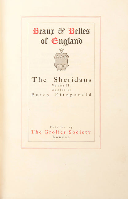 This 13 volume, limited edition,  biographical set is stunningly bound with enamel inlay, florid decoration and green silk endpapers, and gilt decoration