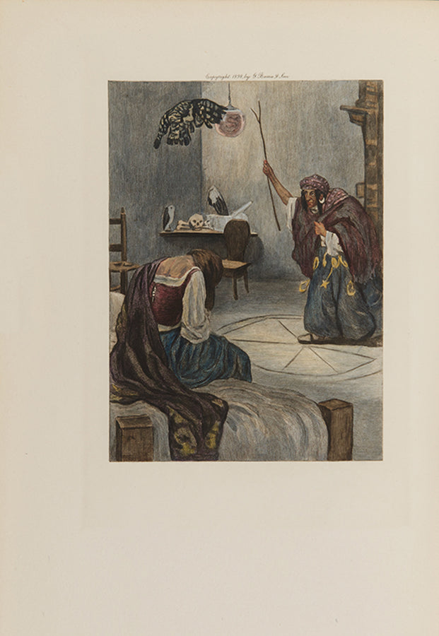 25 volumes, 4to, printed on Japanese vellum, this limited edition of 10 copies is a scarce compilation of historical romances by William Harrison Ainsworth, finely bound