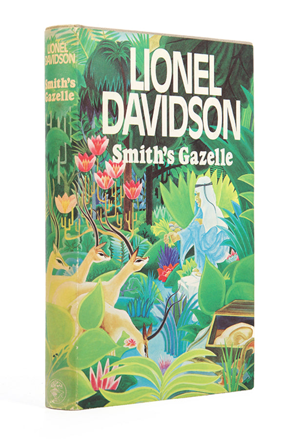 First edition of Lionel Davidson's Smith's Gazelle, inscribed to fellow author Clive Sinclair. 