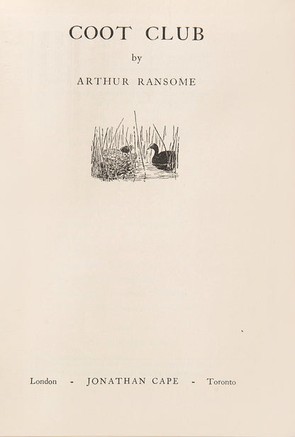 Rare to find complete first edition, first impression set of Swallows and Amazons, with the original dust wrappers, housed in custom made, velvet lined, clamshell boxes 
