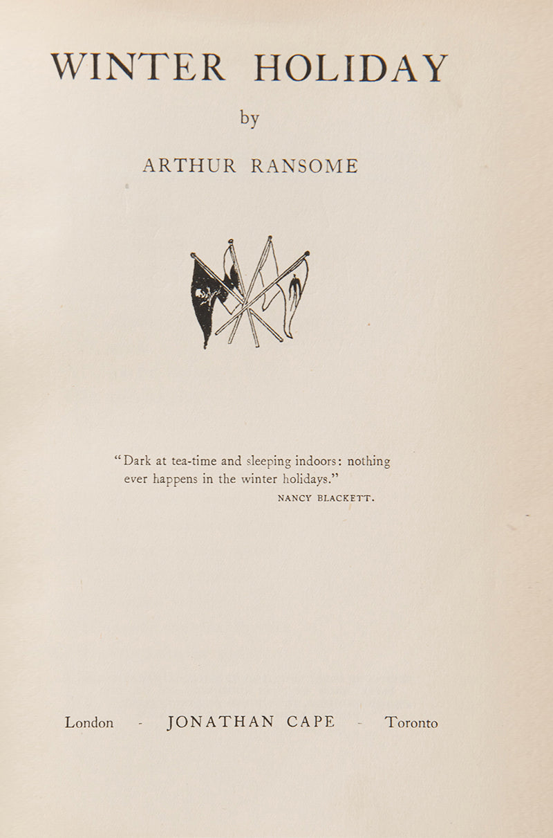 Rare to find complete first edition, first impression set of Swallows and Amazons, with the original dust wrappers, housed in custom made, velvet lined, clamshell boxes 