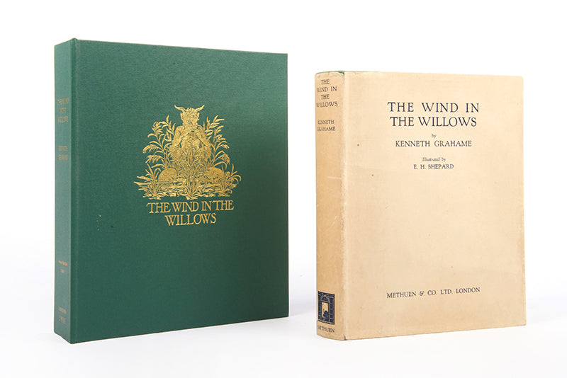 The first edition of The Wind in the Willows to be illustrated by Ernest Shepard, the only illustrated edition that Kenneth Grahame approved, signed by both author and artist