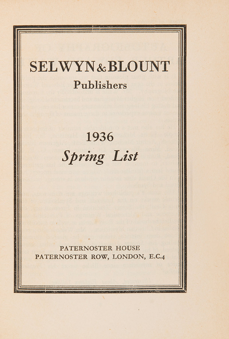 First edition, first imrpession copy of Six against the yard, with original dust jacket, featuring six short stories contributed by leading detective club authors