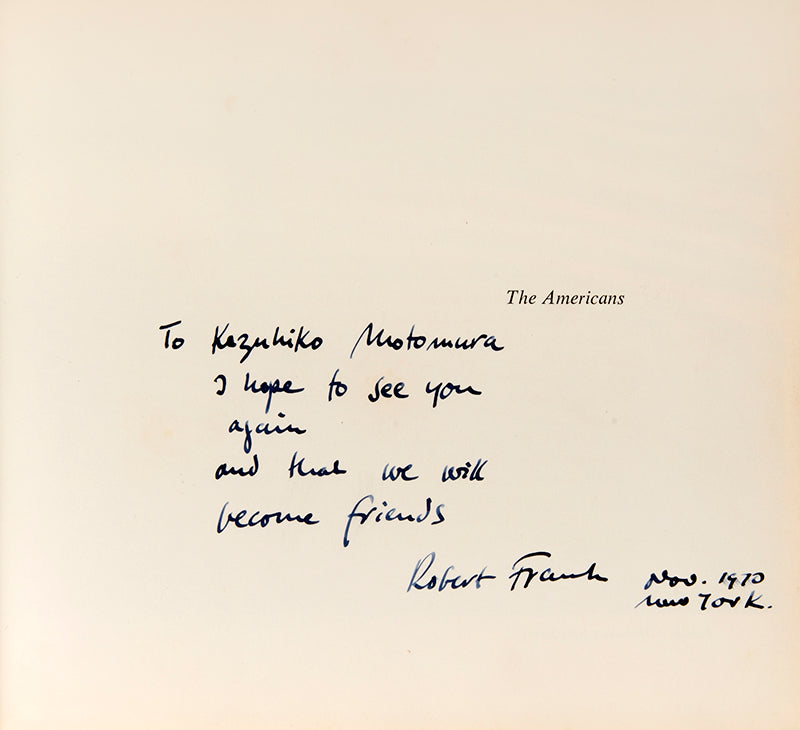The Americans. Photographs by Robert Frank. Introduction by Jack Kerouac.