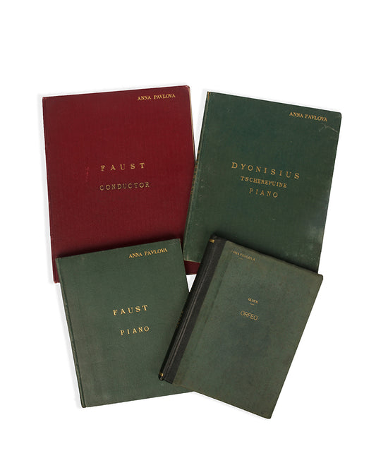 An important and rare collection of working music scores from the personal collection of Anna Pavlova.