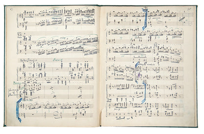 An important and rare collection of working music scores from the personal collection of Anna Pavlova.