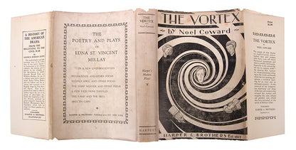 A first edition of The Vortex by Noël Coward, inscribed  to Frank Vreeland, drama critic for New YOrk newspapers and a member of Paramount Pitctures editorial board, 1925 