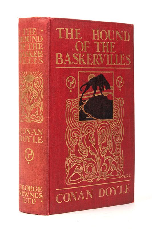 First edition of The Hound of the Baskervilles by Arthur Conan Doyle.