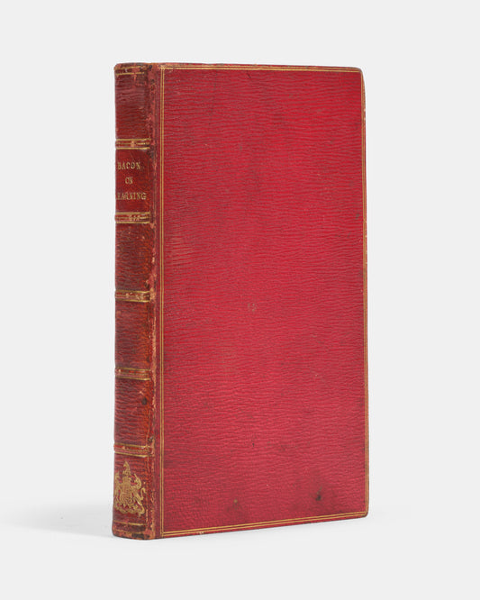 The Two Books of Francis Bacon of the Proficiencie and Advancement of Learning, his most important philosophical work