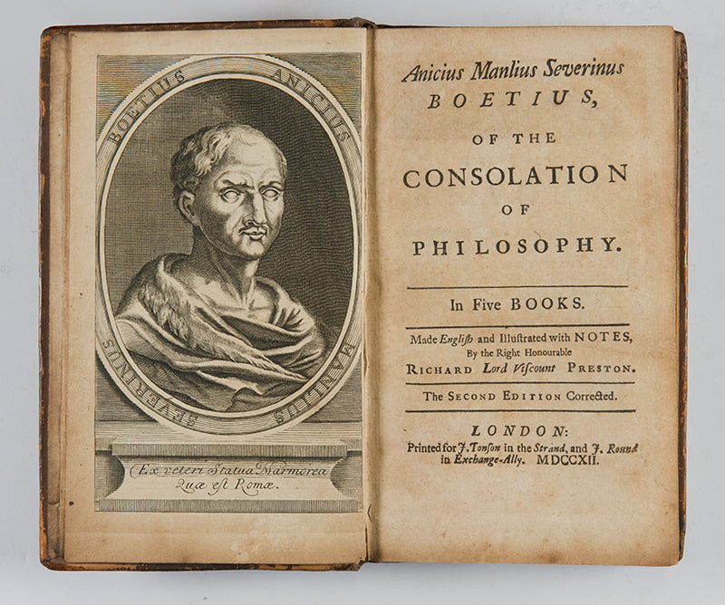 The second edition of Richard Graham, 1st Viscount Preston's English-language translation of Boethius' Consolation of Philosophy