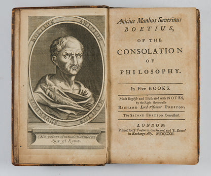 The second edition of Richard Graham, 1st Viscount Preston's English-language translation of Boethius' Consolation of Philosophy