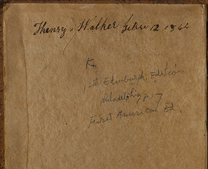 The elusive first American edition of Adam Smith's first book, The Theory of Moral Sentiments, published by Anthony Finley in Philadelphia in 1817