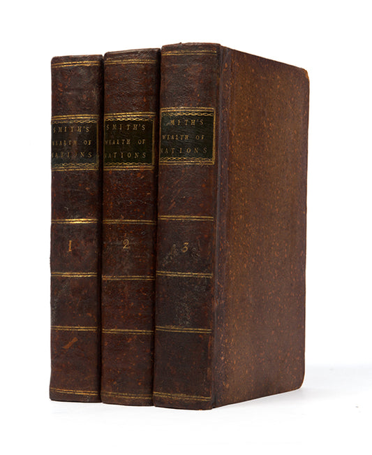The first posthumously published edition of Adam Smith's masterpiece, An Inquiry into the Nature and Causes of the Wealth of Nations, published in 1791