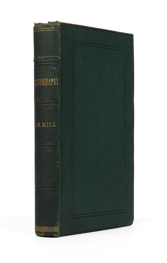 The first edition, first impression of J.S. Mill's posthumously published Autobiography
