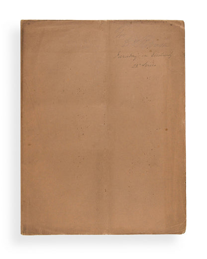 The rare offprint of the twenty-second publication in Michael Faraday's Experimental Researches in Electricity, a presentation copy inscribed by the author to astronomer Thomas Romney Robinson.