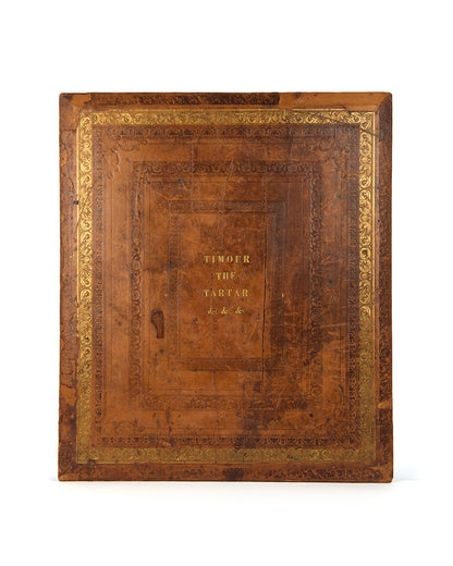 21 oritingal illustrations on bone forming a series presented in a bespoke presentation portfolio from North India around 1840.