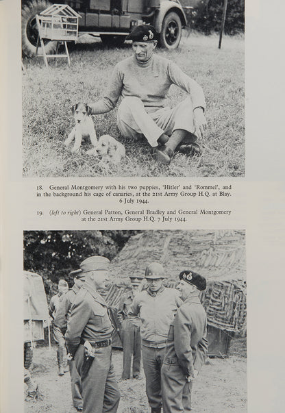 Fine copy of El Alamein to the River Sangro, Normandy to the Baltic, by Field Marshall Viscount Montgomery, signed by the author and bound by Zaehsndorf