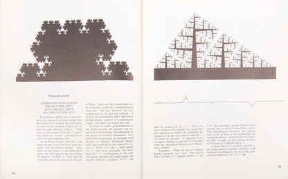 First English language edition, first printing, of the book that introduced Benoit Mandelbrot's revolutionary fractal mathematics to the world, Fractals: Form, Chance & Dimension, 1977.