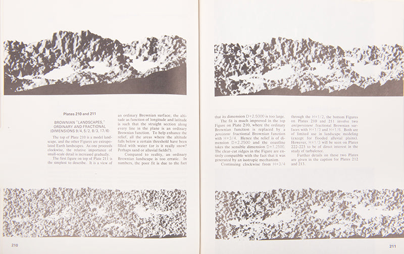 First English language edition, first printing, of the book that introduced Benoit Mandelbrot's revolutionary fractal mathematics to the world, Fractals: Form, Chance & Dimension, 1977.