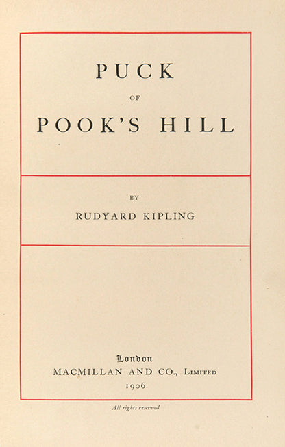 Puck of Pook's Hill.