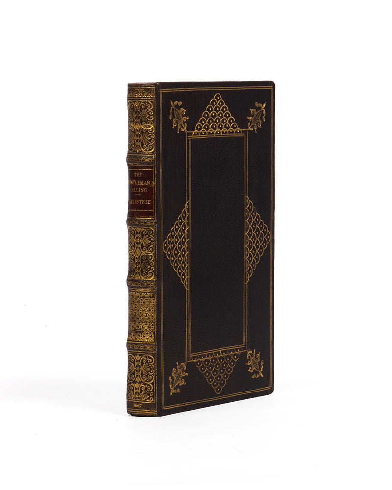 A handsome copy of Richard Allestree's The Gentleman's Calling, bound in modern black morocco gilt by Alan Winstanley of Salisbury Binders