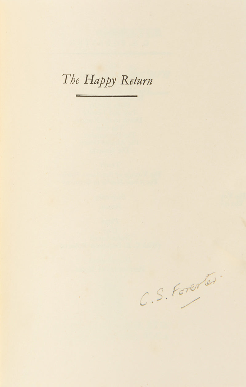 First editions of the complete Hornblower novels, with two vols signed by the author.