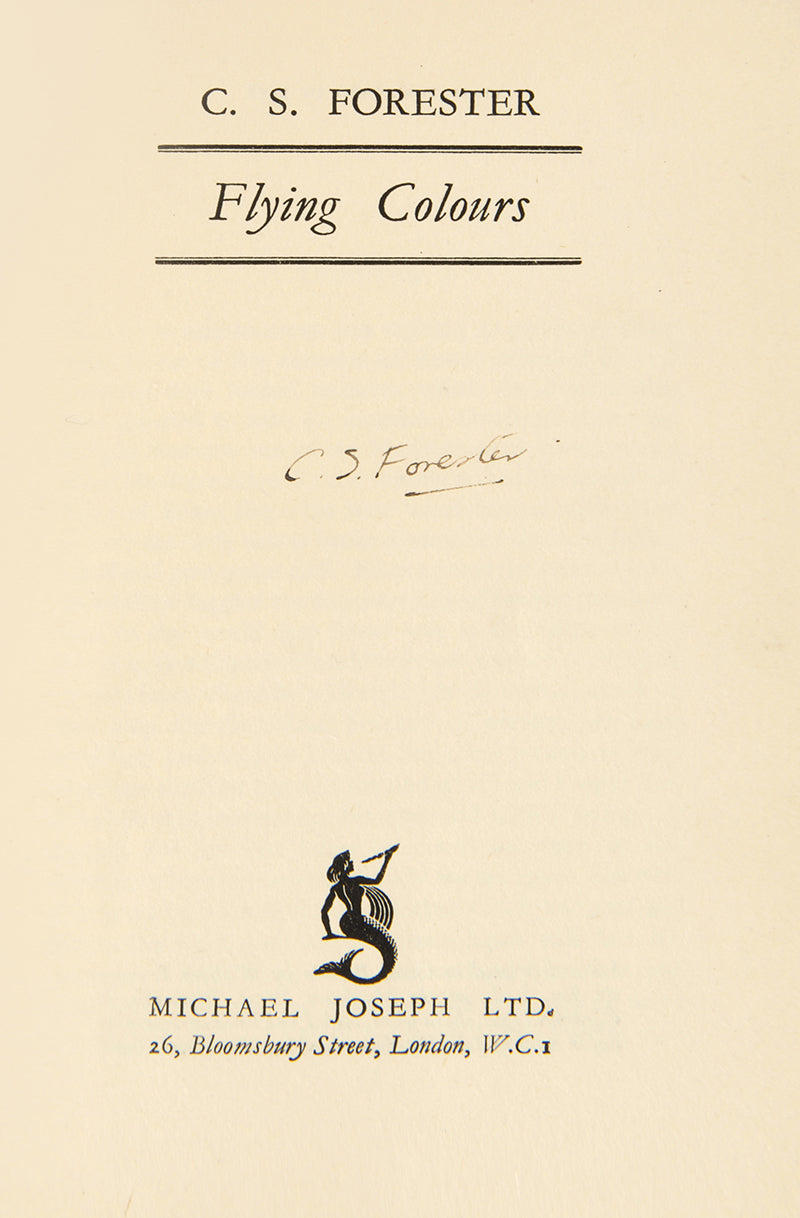 First editions of the complete Hornblower novels, with two vols signed by the author.