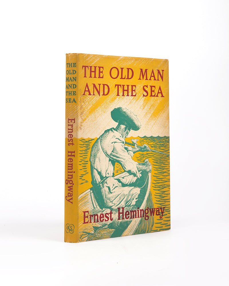 First illustrated edition of The Old Man and the Sea by Ernest Hemingway.