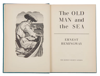 First illustrated edition of The Old Man and the Sea by Ernest Hemingway.