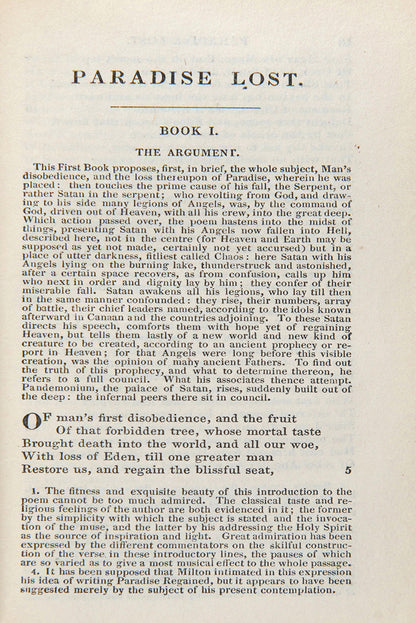 A sweet pocket-edition of The Complete Poetical Works of John Milton