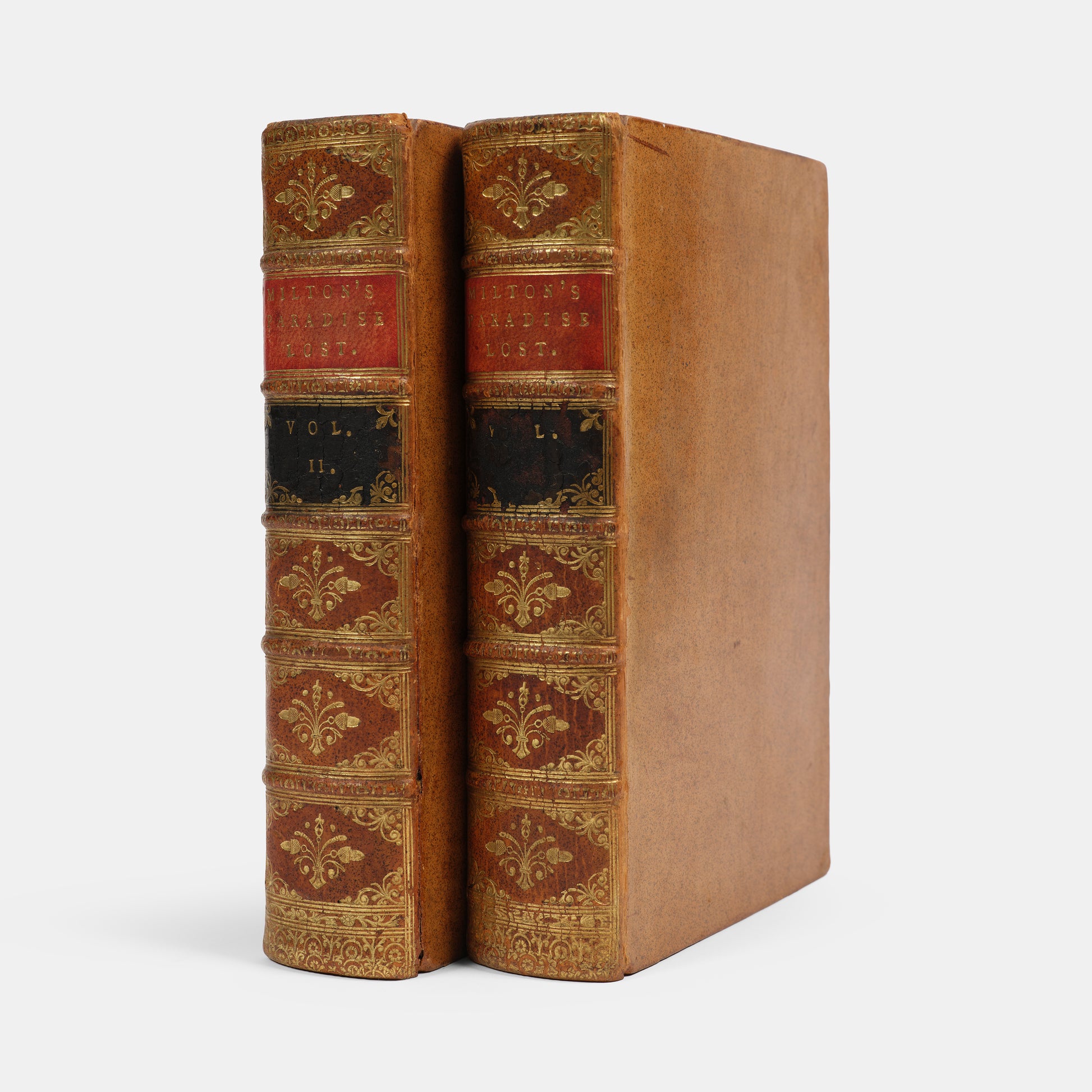 A handsome copy of John Milton's famed work, Paradise Lost.